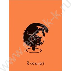 Блокнот  48л А7 склейка "Black cat" NEW | Фото 3