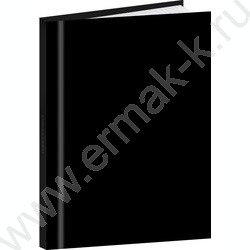 Зап. книжка  96л А6 тв.обл. "Однотонный чёрный-3" /глянец/ NEW | Фото 1