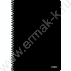 Тетрадь  96л А4 клетка/спираль "В тёмных тонах" /лен/ NEW | Фото 3