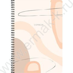 Тетрадь  96л А4 клетка/спираль "Пастельная абстракция" /лен/ NEW | Фото 4