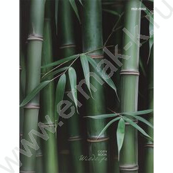 Тетрадь  80л клетка/кольца "Зеленый бамбук" NEW | Фото 2