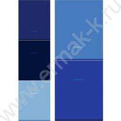 Тетрадь  48л клетка "Оттенки синего-1" /софт-тач/ 5видов NEW | Фото 1