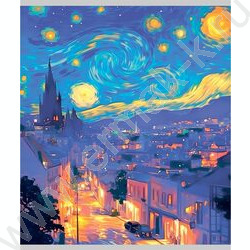 Тетрадь  48л клетка "Вдохновение искусством" /софт-тач,тисн.фольгой/ 5видов NEW | Фото 3