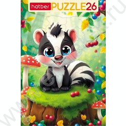 Пазлы   26 Веселый зверек в рамке NEW | Фото 1