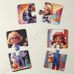 Пазлы   38 2в1 Кем быть? Для девочек в рамке NEW | Фото 3