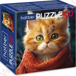 Пазлы  120 Рыжий котик NEW | Фото 1