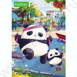Пазлы  104 Плюшевые панды NEW | Фото 2