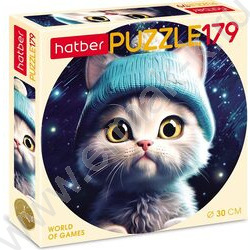 Пазлы круглые 179 d=300мм ЛапУшка в шапочке NEW | Фото 1