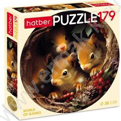 Пазлы круглые 179 d=300мм Лесные малыши NEW | Фото 1