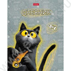 Дневник 1-11кл. /тв.обл./мат.ламин, выб УФ лак "Пушистый философ" NEW | Фото 1