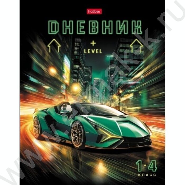 Дневник 1-4кл. /тв.обл./глянц.лам. "Городские гонки" NEW | Фото 1