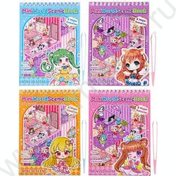 Наклейки декоративные 13,3*19см Румбокс Девочки /8 локаций, 8 листов с наклейками, пинцет в комп NEW | Фото 1