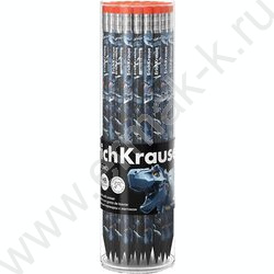 Карандаш ч/гр с ластиком HB Techno Dino /трехгранный /ассорти /туба NEW | Фото 2