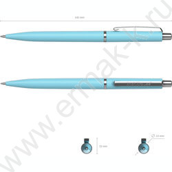 Ручка шар авт Smart® Matic Metallic 0.7мм, синяя /ассорти NEW | Фото 4