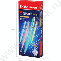 Ручка шар авт Smart® Matic Metallic 0.7мм, синяя /ассорти NEW | Фото 6