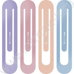 Закладка овальная "Soft Manga" пластиковые /набор - 4шт./ ассорти NEW | Фото 1