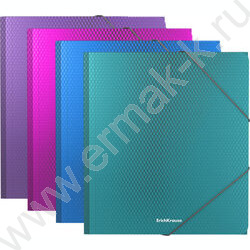 Папка д/тетрадей А5+ пластик на резинке Diamond Vivid /ассорти NEW | Фото 1