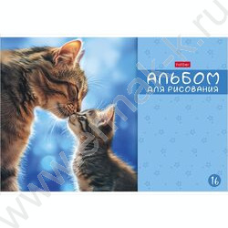 Альбом д/рисования 16л "МяУсы" ассорти NEW | Фото 6