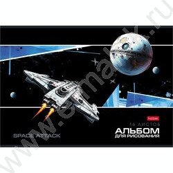 Альбом д/рисования 16л "Dino Space" /выб лак/ ассорти NEW | Фото 3