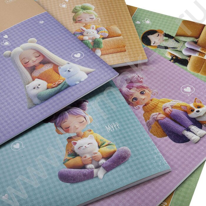 Альбом д/рисования 20л "Уютные моменты" /тиснение/ ассорти NEW | Фото 7