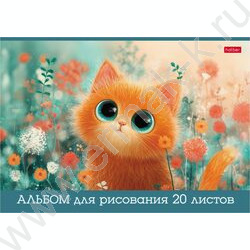 Альбом д/рисования 20л "Пушистые лапки" /глянц. ламин./ ассорти NEW | Фото 5