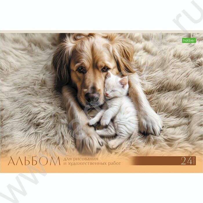 Альбом д/рисования 24л "Хвостатые истории" ассорти NEW | Фото 4