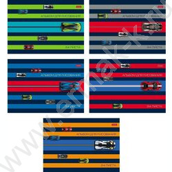 Альбом д/рисования 24л "Автоспорт" ассорти NEW | Фото 1