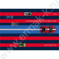 Альбом д/рисования 24л "Автоспорт" ассорти NEW | Фото 5
