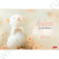 Альбом д/рисования 24л "Flossy"/ламинац.SOFT-TOUCH/ ассорти NEW | Фото 6