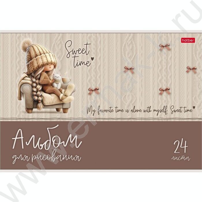 Альбом д/рисования 24л "Sweet time" 5видов NEW | Фото 3