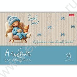 Альбом д/рисования 24л "Sweet time" 5видов NEW | Фото 6