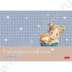 Альбом д/рисования 32л "Пушистые объятия" 5видов NEW | Фото 4