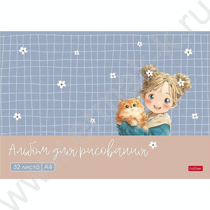 Альбом д/рисования 32л "Пушистые объятия" 5видов NEW | Фото 4