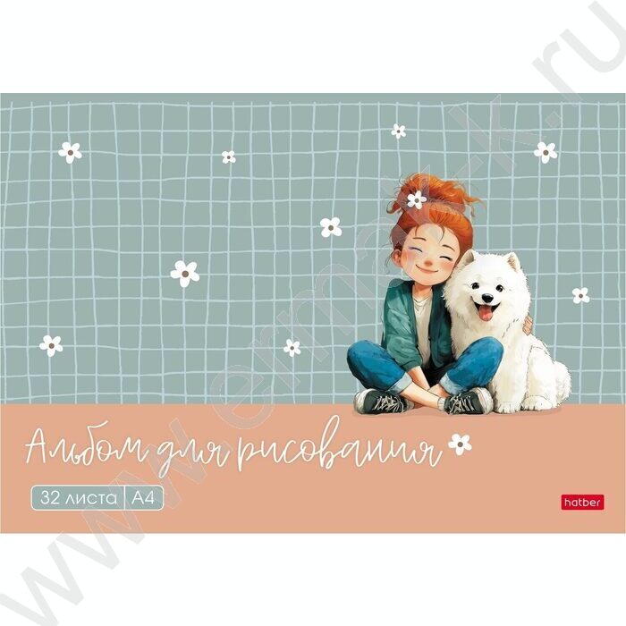 Альбом д/рисования 32л "Пушистые объятия" 5видов NEW | Фото 6