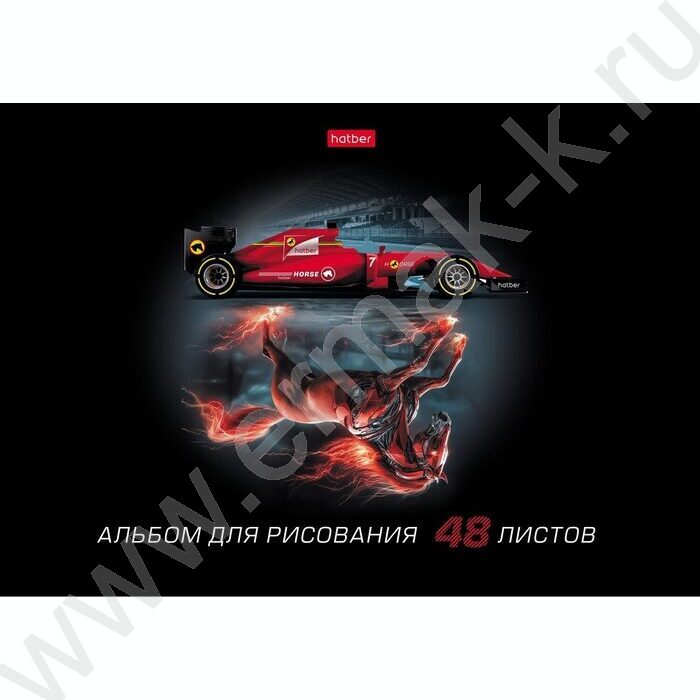 Альбом д/рисования 48л "Animal power" /лак/ 5видов NEW | Фото 2