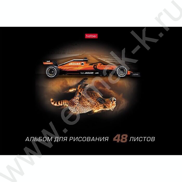 Альбом д/рисования 48л "Animal power" /лак/ 5видов NEW | Фото 4