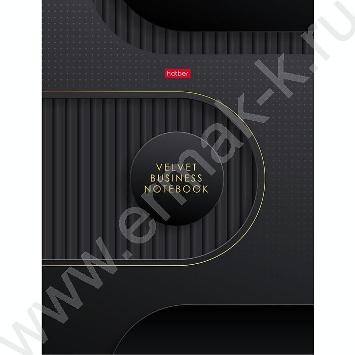 Бизнес-блокнот  80л А5 5-цв.блок "Velvet style_black" NEW | Фото 1