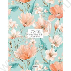Бизнес-блокнот  80л А5 5-цв.блок "Floral" NEW | Фото 1