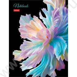 Бизнес-блокнот  80л А5 5-цв.блок/тв.обл /3D лак /мат. лам. "Хрупкие лепестки" NEW | Фото 1