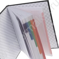 Бизнес-блокнот  80л А5 5-цв.блок/тв.обл /3D лак /мат. лам. "Хрупкие лепестки" NEW | Фото 3