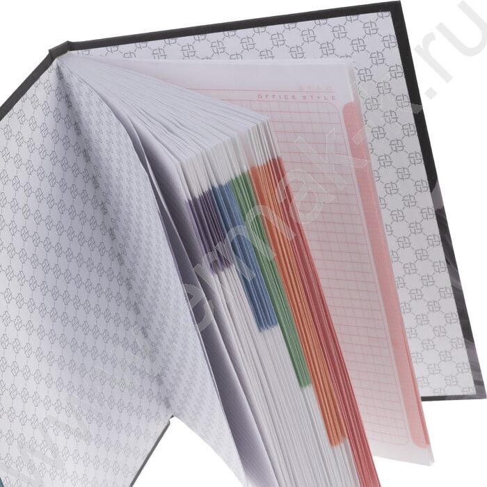 Бизнес-блокнот  80л А5 5-цв.блок/тв.обл /3D лак /мат. лам. "Хрупкие лепестки" NEW | Фото 3