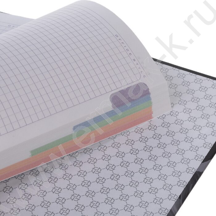 Бизнес-блокнот  80л А5 5-цв.блок/тв.обл /3D лак /мат. лам. "Хрупкие лепестки" NEW | Фото 4