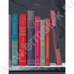 Бизнес-блокнот  80л А5 5-цв.блок/тв.обл /3D фольга /мат. лам. "Золотые страницы" NEW | Фото 1