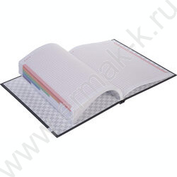 Бизнес-блокнот  80л А5 5-цв.блок/тв.обл /3D фольга /мат. лам. "Золотые страницы" NEW | Фото 2