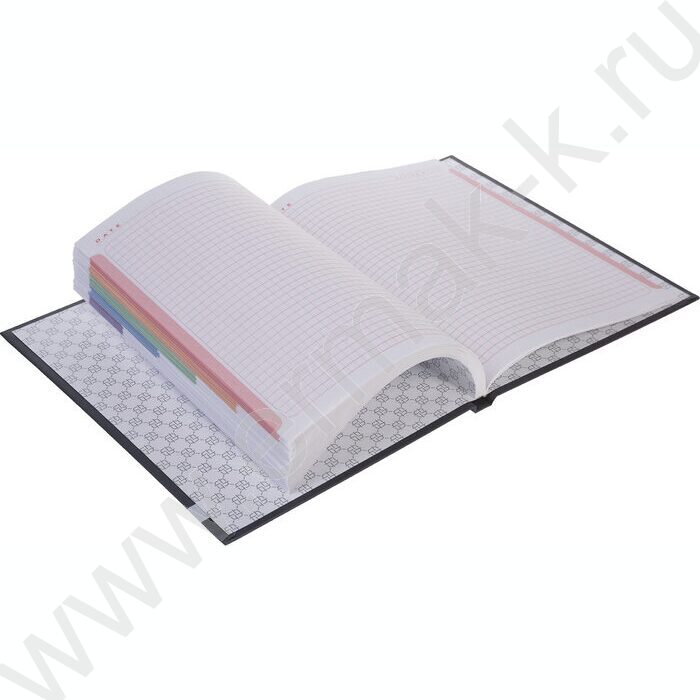 Бизнес-блокнот  80л А5 5-цв.блок/тв.обл /3D фольга /мат. лам. "Золотые страницы" NEW | Фото 2