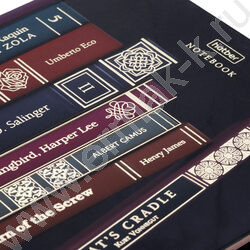 Бизнес-блокнот  80л А5 5-цв.блок/тв.обл /3D фольга /мат. лам. "Золотые страницы" NEW | Фото 5