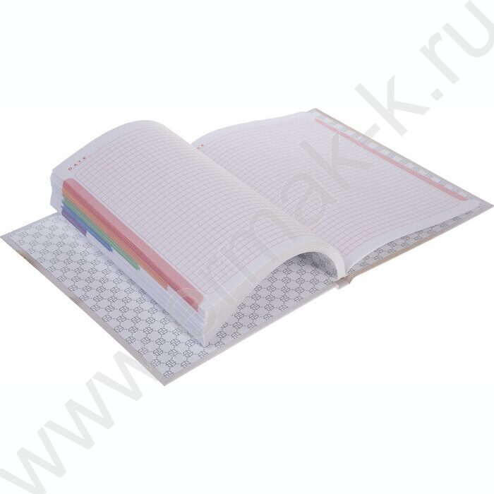 Бизнес-блокнот  80л А5 5-цв.блок/тв.обл /3D фольга /мат. лам. "Flower gold" NEW | Фото 2