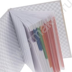 Бизнес-блокнот  80л А5 5-цв.блок/тв.обл /3D фольга /мат. лам. "Flower gold" NEW | Фото 3