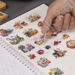 Книга д/записи кулинарных рецептов  80л А4 4 цв.разделит.на спирали "Рецепты моей семьи" с накле NEW | Фото 3