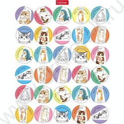 Набор наклеек А6 Оценки и поощрения_Котики 4л/115шт NEW | Фото 3